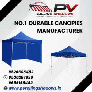 Outdoor Canopies Manufacturer in Coimbatore – PV Rolling Shadows