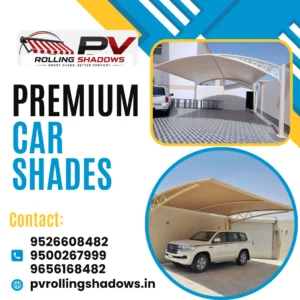 Car Parking Shade Manufacturer in Tamilnadu – PV Rolling Shadows